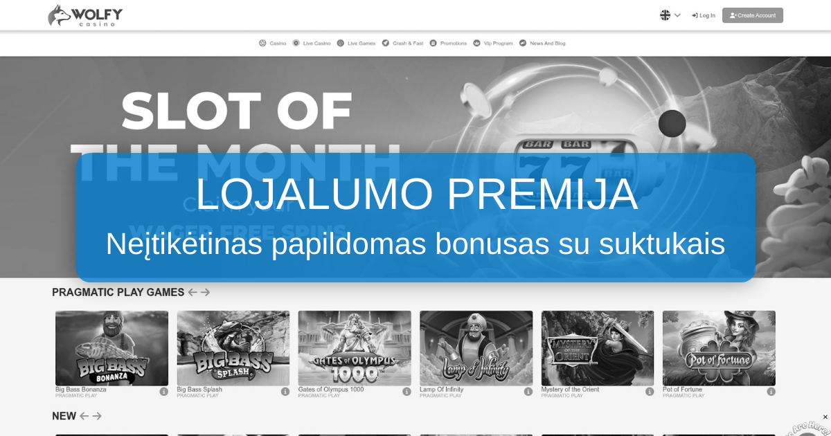 Wolfy Casino Lietuva